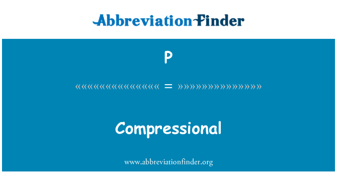 P: Compressional