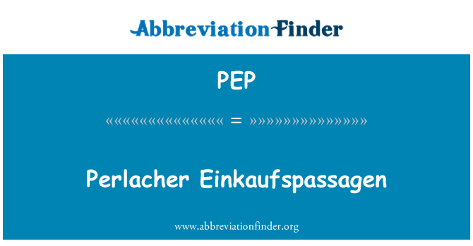 PEP: Perlacher Einkaufspassagen