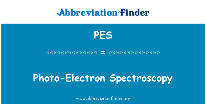 PES: Foto-Microscope Spectroscopie