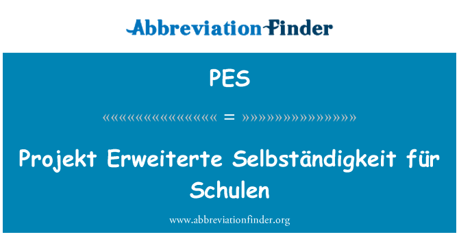 PES: 暂 Erweiterte Selbständigkeit für 专科学校