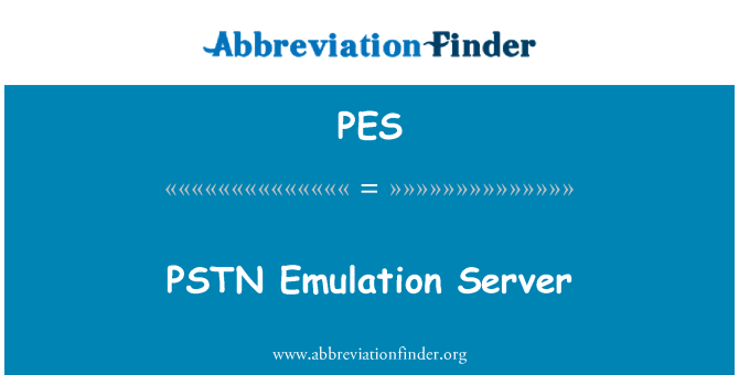 PES: Server de emulare PSTN