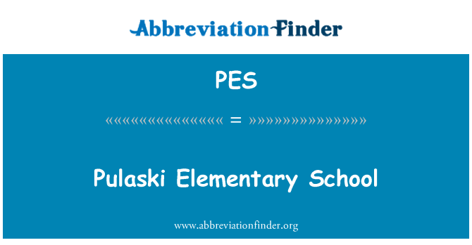 PES: Pulaski Elementary School