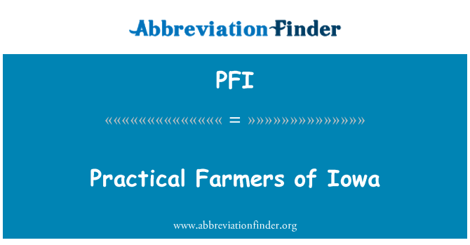 PFI: Pwatik Agriculteurs de Iowa