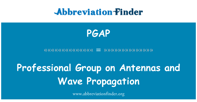 PGAP: Kelompok profesional antena dan propagasi gelombang