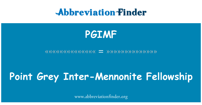 PGIMF: Điểm xám liên Mennonite học bổng