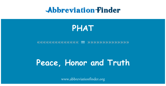PHAT: Mier, cti a pravdy