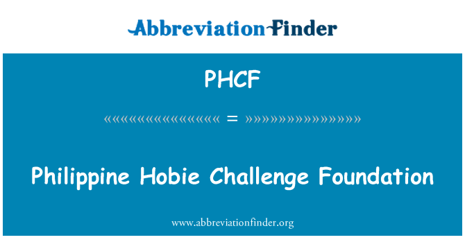 PHCF: Fondasyon Filipin defi Hobie