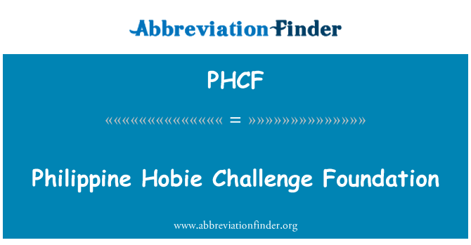 PHCF: Philippine Hobie Challenge Foundation