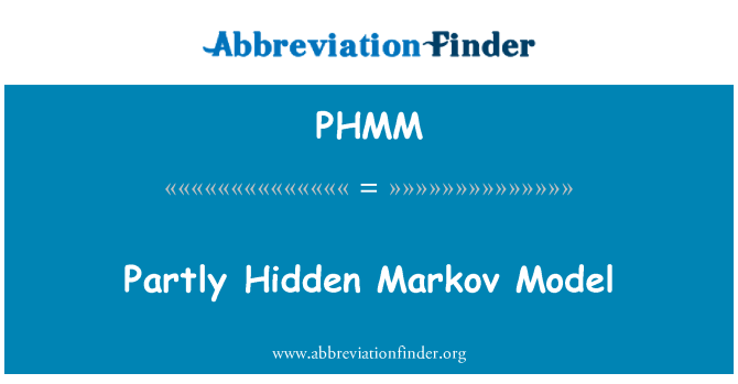 PHMM: Mudell Markov parzjalment moħbija