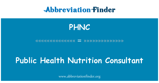 PHNC: Konsulent tan-nutrizzjoni tas-saħħa pubblika