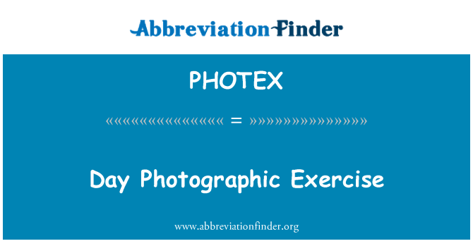 PHOTEX: Ден фотографски упражнение