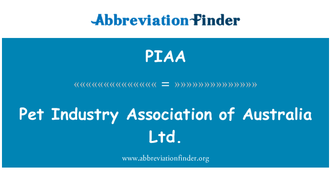 PIAA: Галеник промишленост асоциация на Австралия ООД