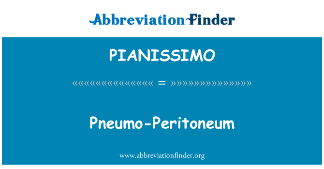 PIANISSIMO: Pneumo-bughinden