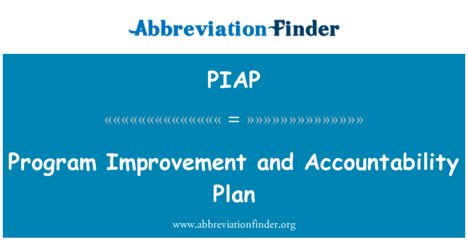PIAP: Program geliştirme ve hesap planı