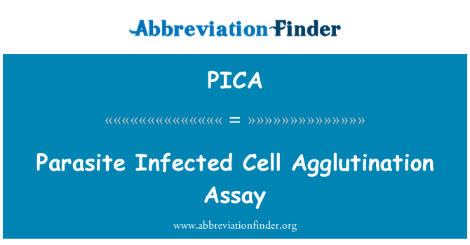 PICA: 寄生虫感染的细胞凝集试验