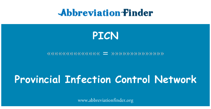 PICN: شبكة مكافحة عدوى المقاطعة