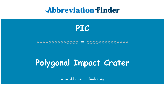 PIC: Cratère d'Impact polygonale