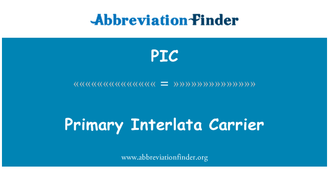 PIC: Transporteur principal de Interlata