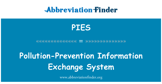 PIES: Forebyggelse af forurening Information Exchange System