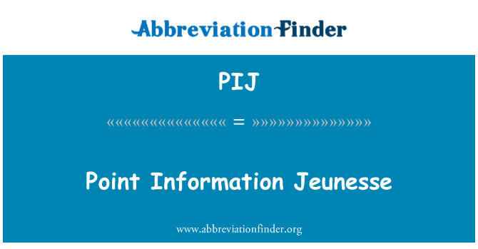 PIJ: 지점 정보 Jeunesse