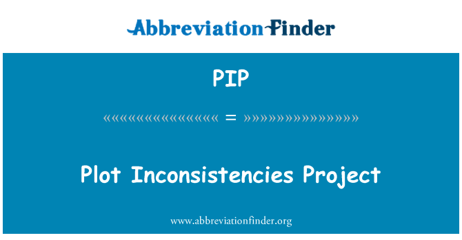 PIP: Rita inkonsekvenser projekt