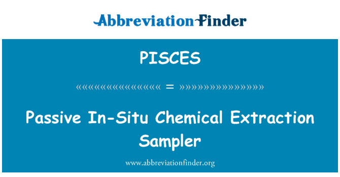 PISCES: Prélèvement chimik fè ekstraksyon endirèk nan-Situ