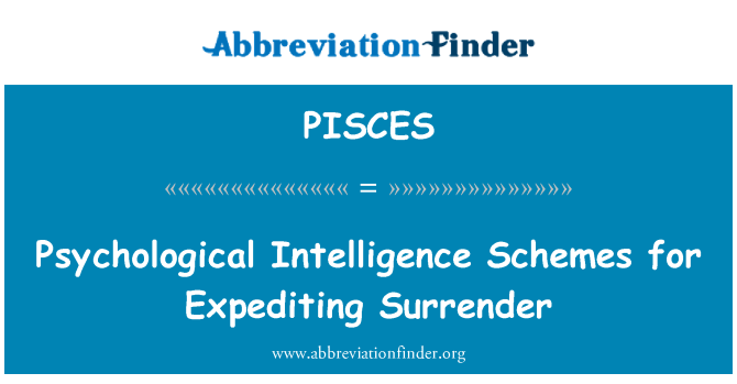 PISCES: Skemi ta ' intelliġenza psikoloġiku biex tħaffef iċ-ċediment