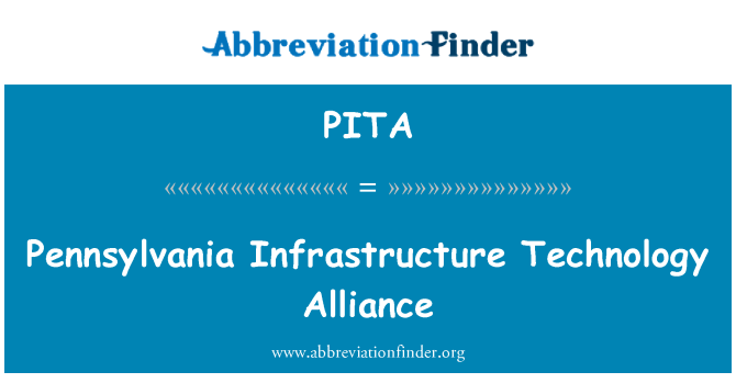 PITA: Pennsylvania Infrastructure Technology Alliance