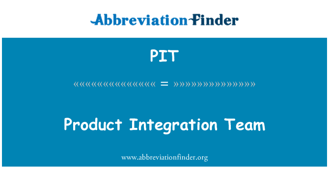 PIT: Equipo de integración de producto