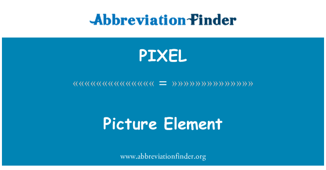 PIXEL: Eleman foto