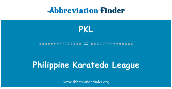 PKL: Filipinski Karatedo lige