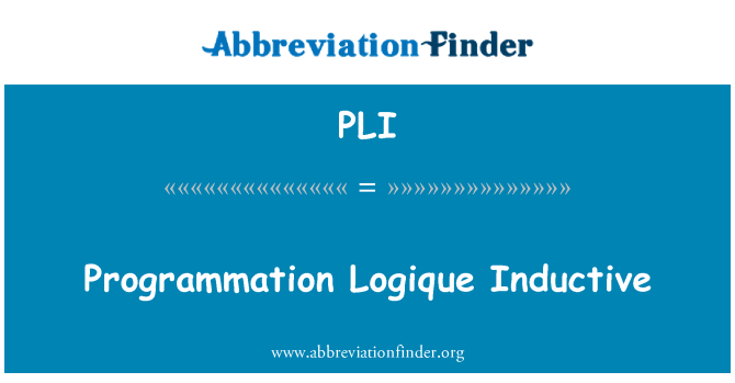 PLI: Programmation Logique استقراء