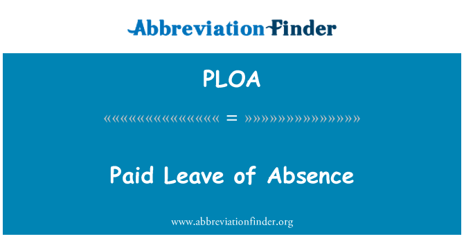 PLOA: Konje absans peye