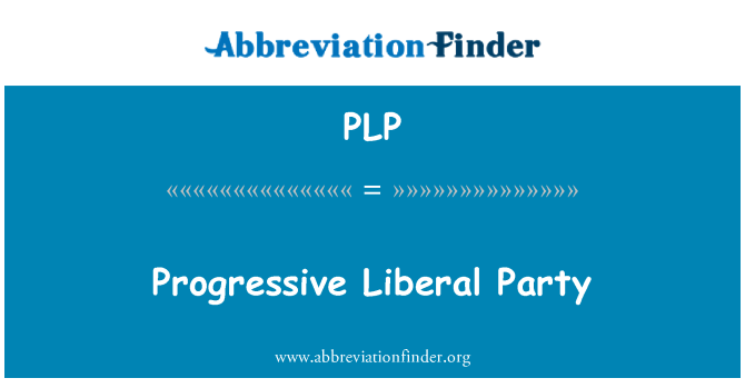 PLP: Postopno Liberalna stranka