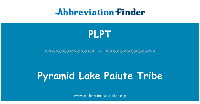 PLPT: Piramida suku Paiute Danau