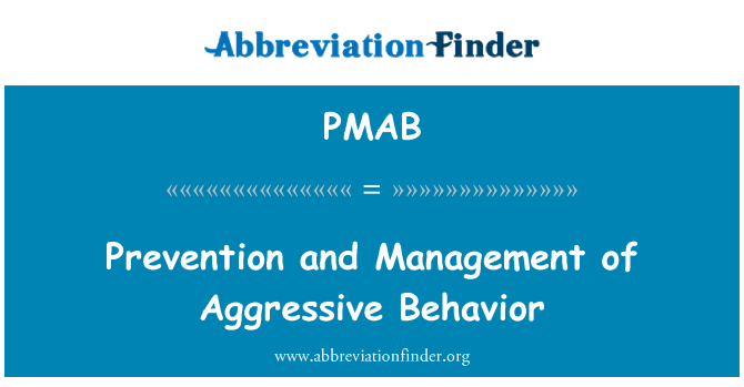 PMAB: Prevansyon Et Gestion de konpòtman agresif