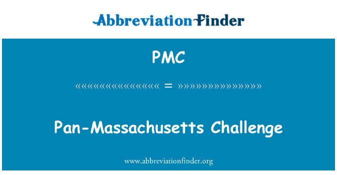 PMC: Pan-Massachusetts Challenge