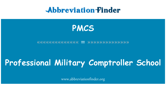 PMCS: Professional Military Comptroller School