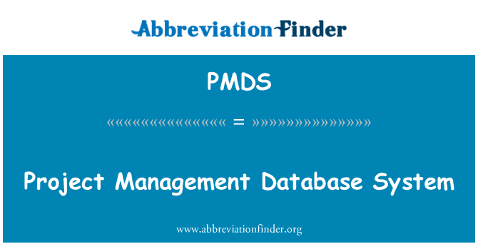 PMDS: Sistem Manajemen Database proyek