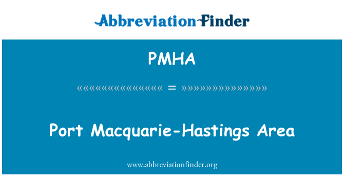 PMHA: Pò Macquarie-Hastings zòn