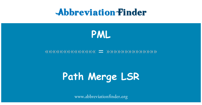 PML: נתיב מיזוג LSR
