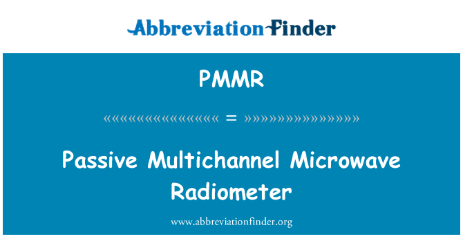 PMMR: Passiv multikanal mikrobølgeovn Radiometer