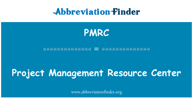 PMRC: Centrum zdrojů aplikace Project Management