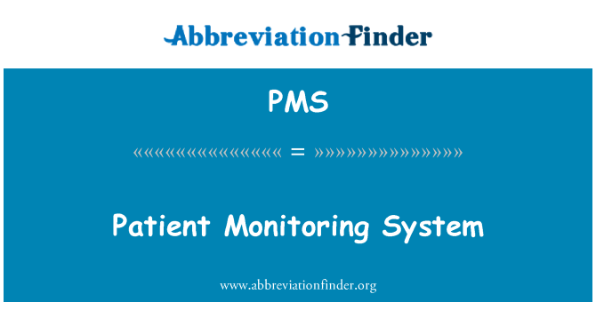 PMS: Patient Monitoring System