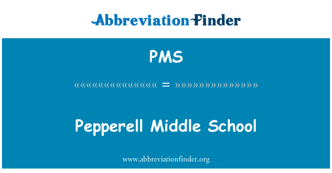 PMS: Pepperell střední škola