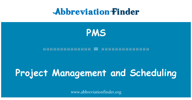 PMS: Projektmanagement und Scheduling