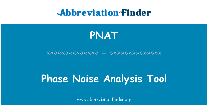 PNAT: Phase Noise Analysetool