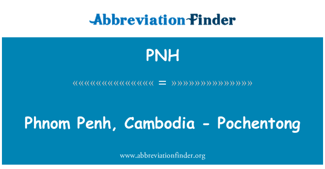 PNH: Phnom Penh, Cambodia - Pochentong