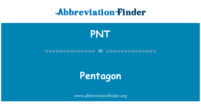 PNT: Pentagon