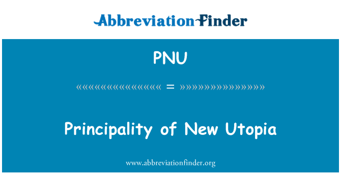 PNU: 新しいユートピアの公国
